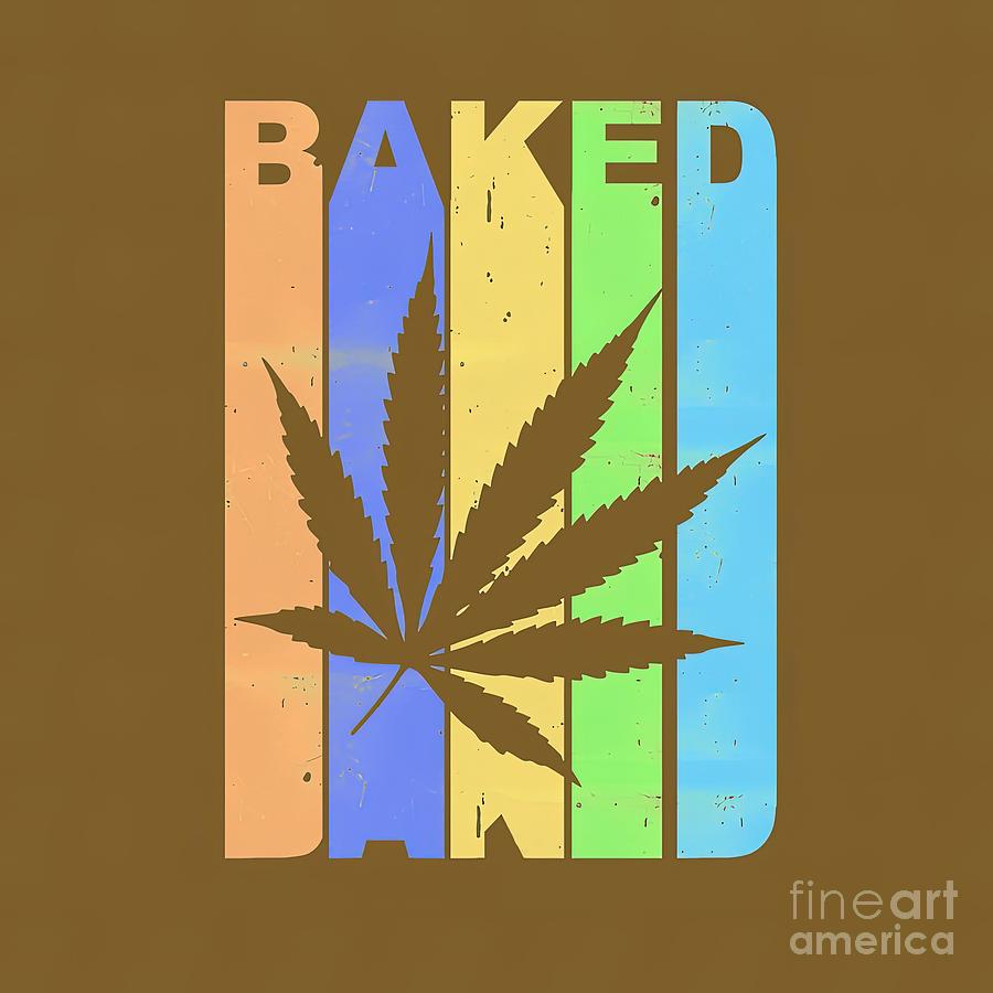 Baked Seventies Stoner Painting by Grant Leah - Fine Art America