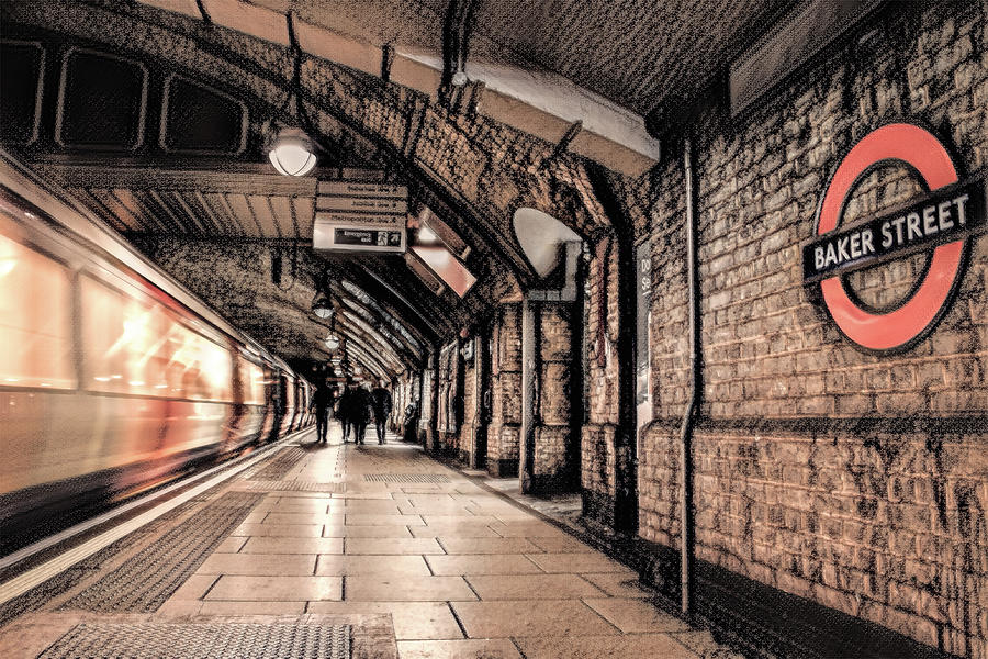 Baker Street Station Digital Art by D Watson-Hall and ArtcrewNZ - Fine ...