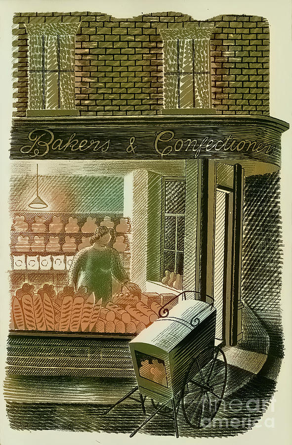 Bakers and Confectioners by Eric Ravilious Photograph by Jack Torcello