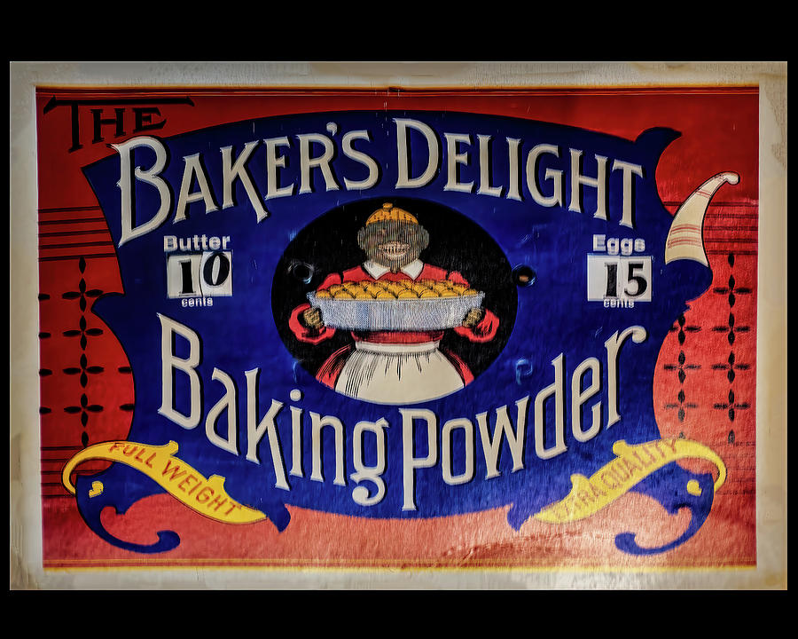 Bakers Delight Baking Powder sign Photograph by Flees Photos