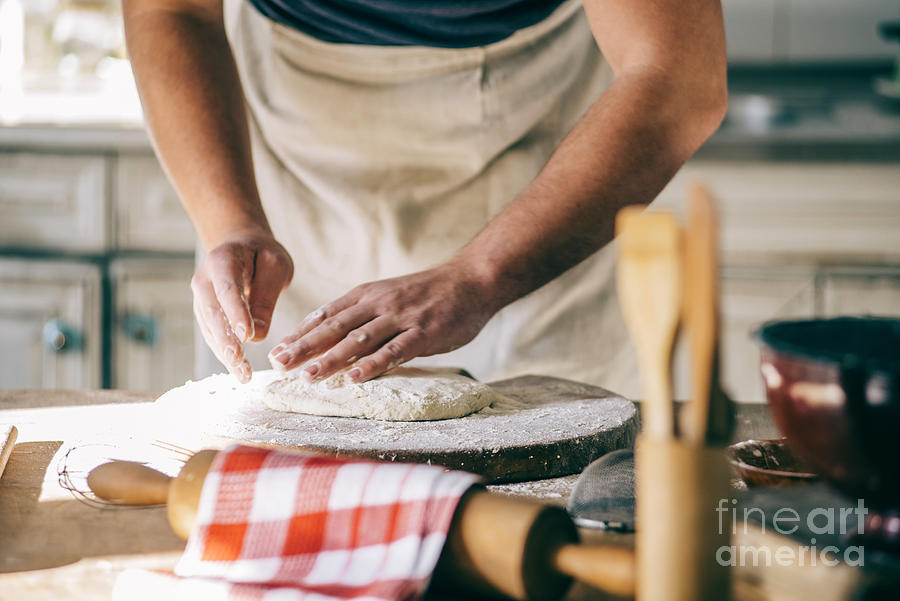 Baking homemade dough Photograph by Jelena Jovanovic