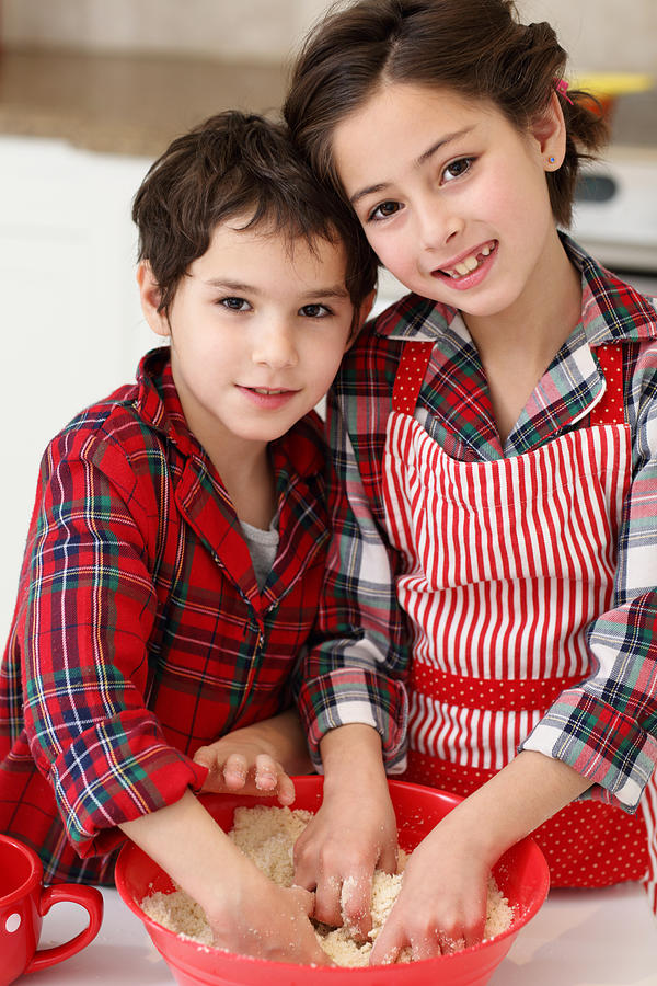 Baking kids Photograph by Weekend Images Inc.