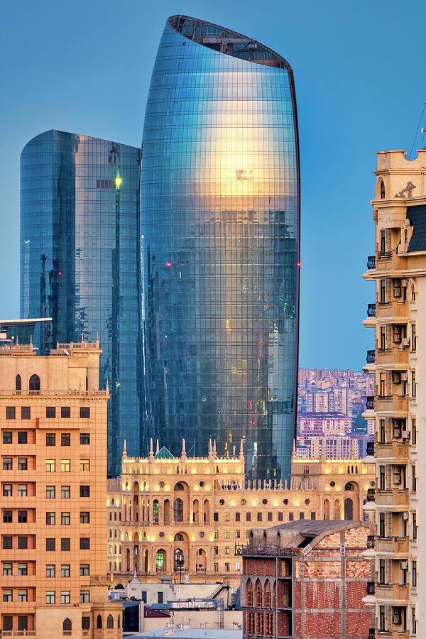 Baku Skyline  Photograph by Fabrizio Troiani