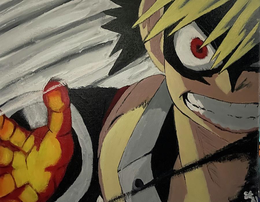 Bakugou Painting by Sarah Elizaldi - Fine Art America