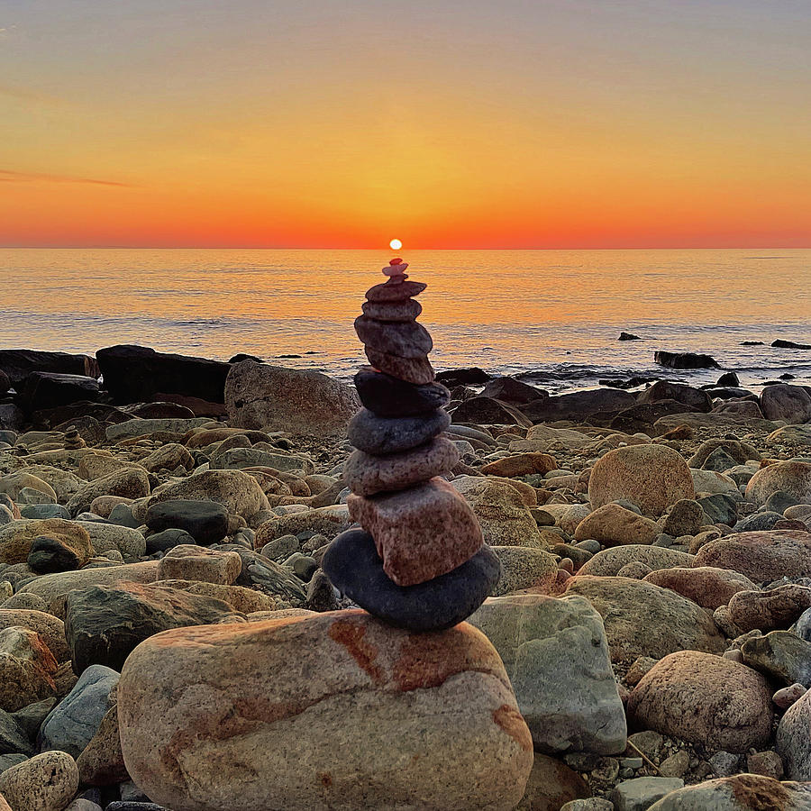 Balance at Dawn Photograph by Mark Truman