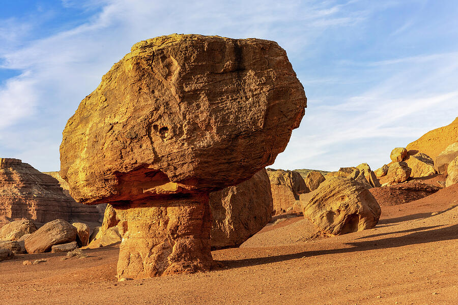 Landscape Photograph - Balanced Boulder II by James Marvin Phelps