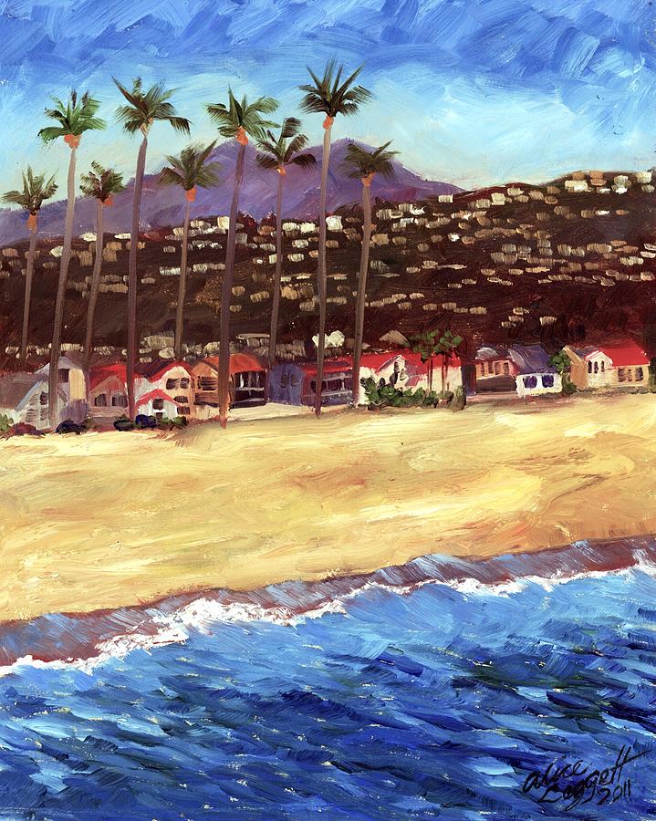 Balboa Peninsula Painting by Alice Leggett