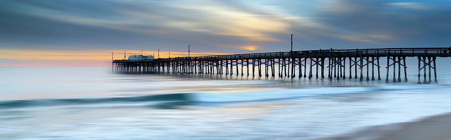 Balboa Pier Surf Photograph by Sean Davey