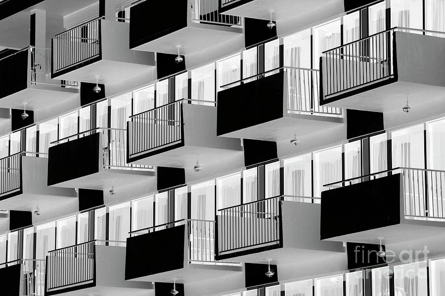 Balconies Digital Art by John Van Decker