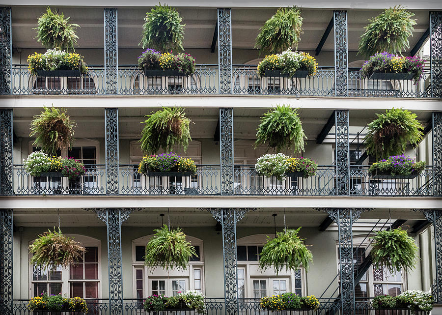 Balcony Gardens Photograph by Patti Deters