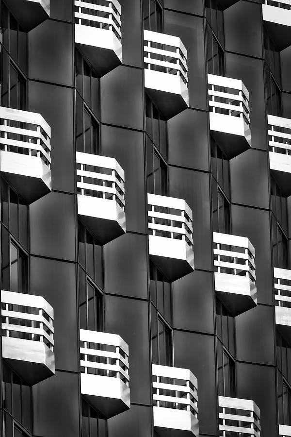 Balcony Geometry Photograph by Mark David Gerson