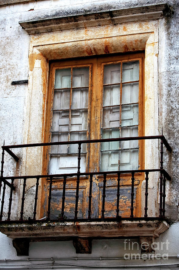 Balcony in Aveiro Photograph by John Rizzuto
