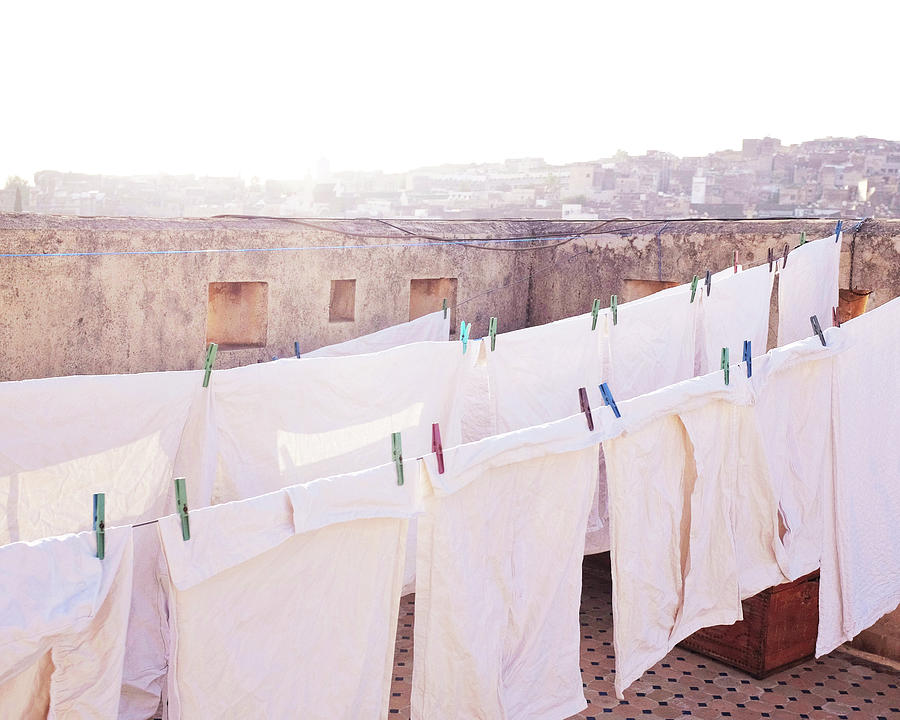 Balcony Laundry Photograph by Lupen Grainne