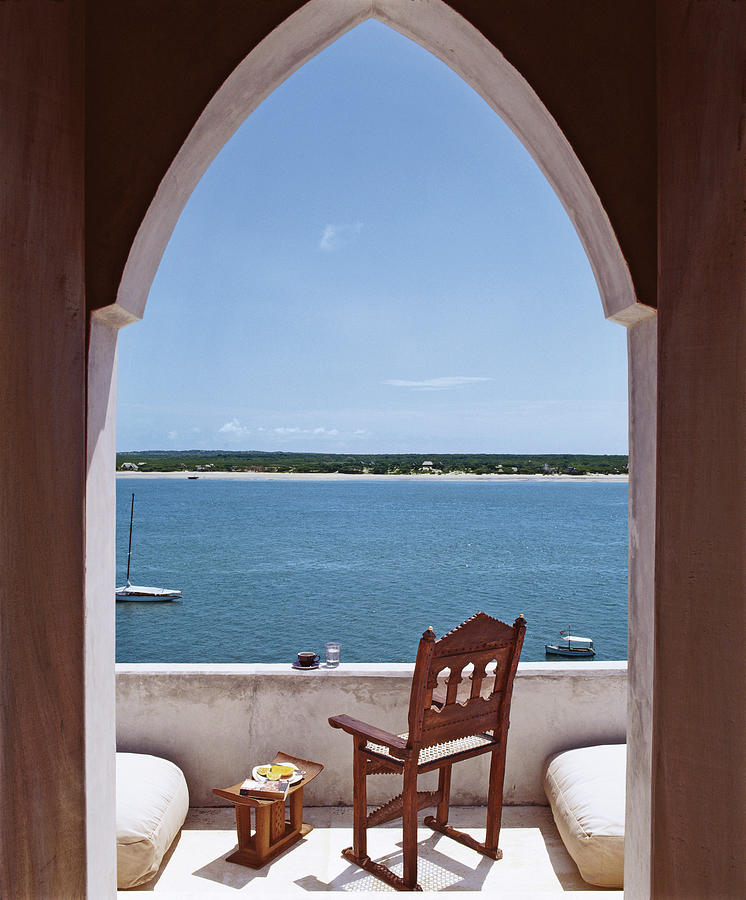 Balcony With a View of Manda Island  Photograph by Tim Beddow