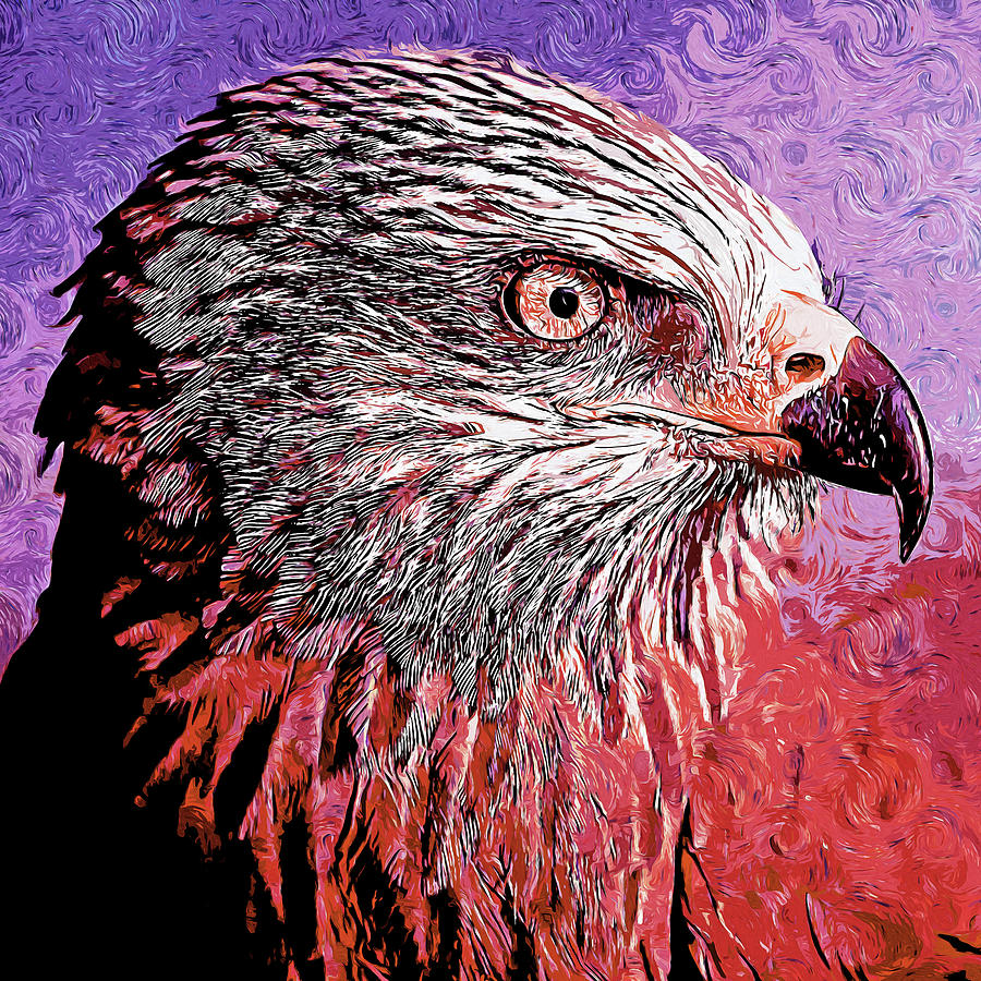 Bald Eagle - 06 Painting by AM FineArtPrints