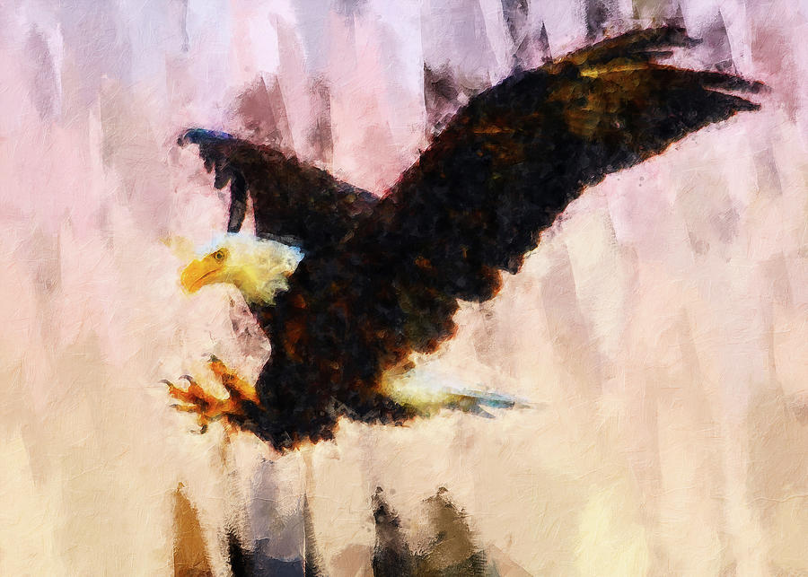 Bald Eagle - 10 Painting by AM FineArtPrints