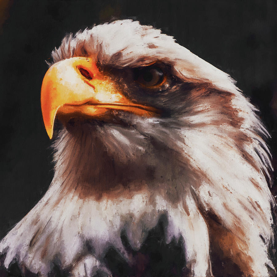 Bald Eagle - 18 Painting by AM FineArtPrints