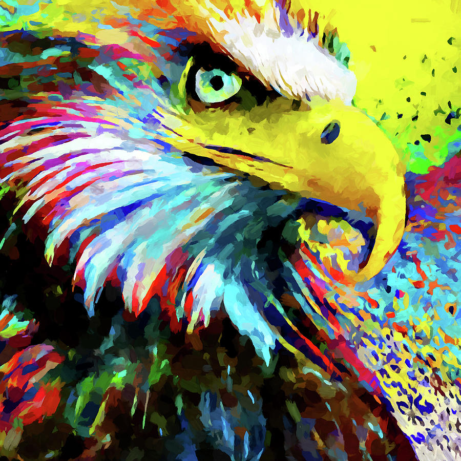 Bald Eagle 6 Painting by Chris Butler