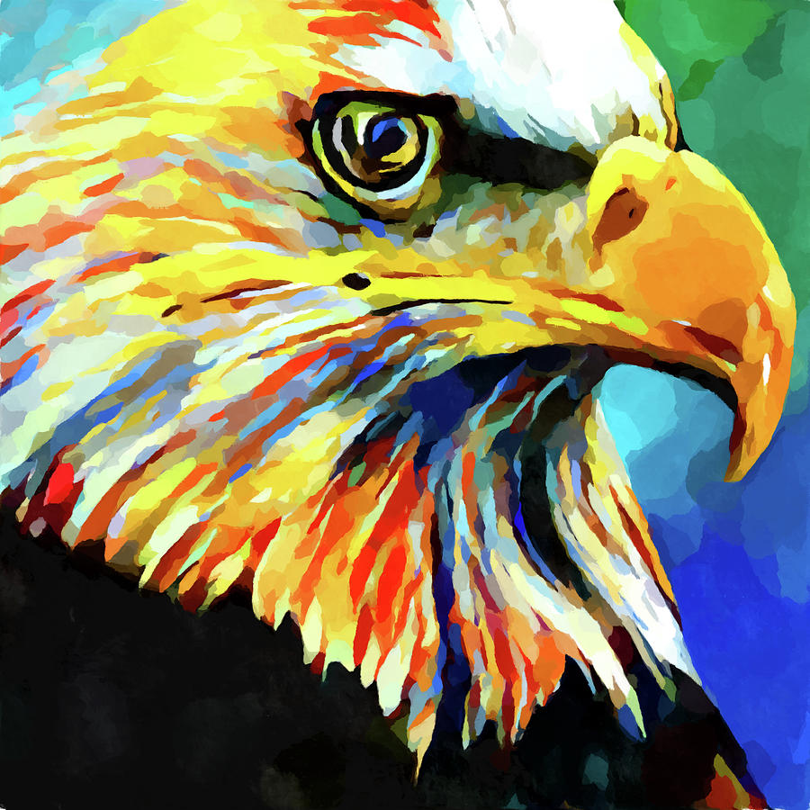 Bald Eagle 7 Painting by Chris Butler