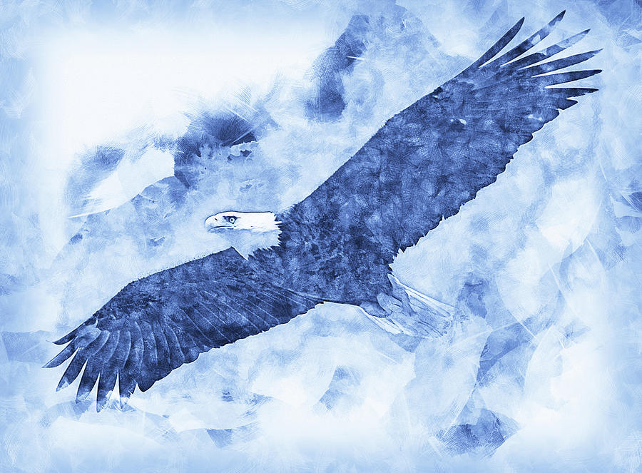 Bald Eagle - 01 Painting by AM FineArtPrints