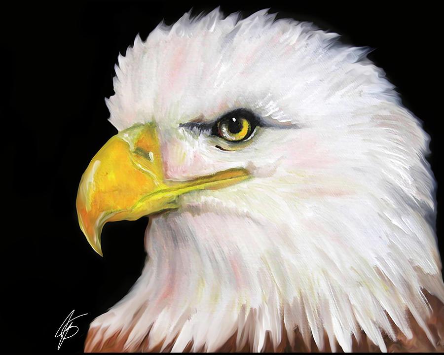 Bald eagle  Painting by Jennifer Page