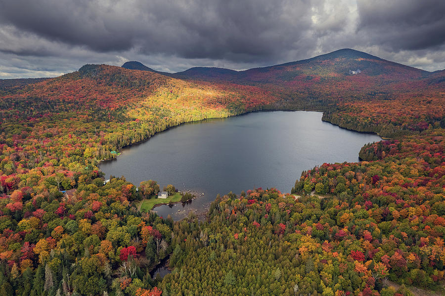 Bald Hill Pond - Westmore, Vermont Photograph by John Rowe