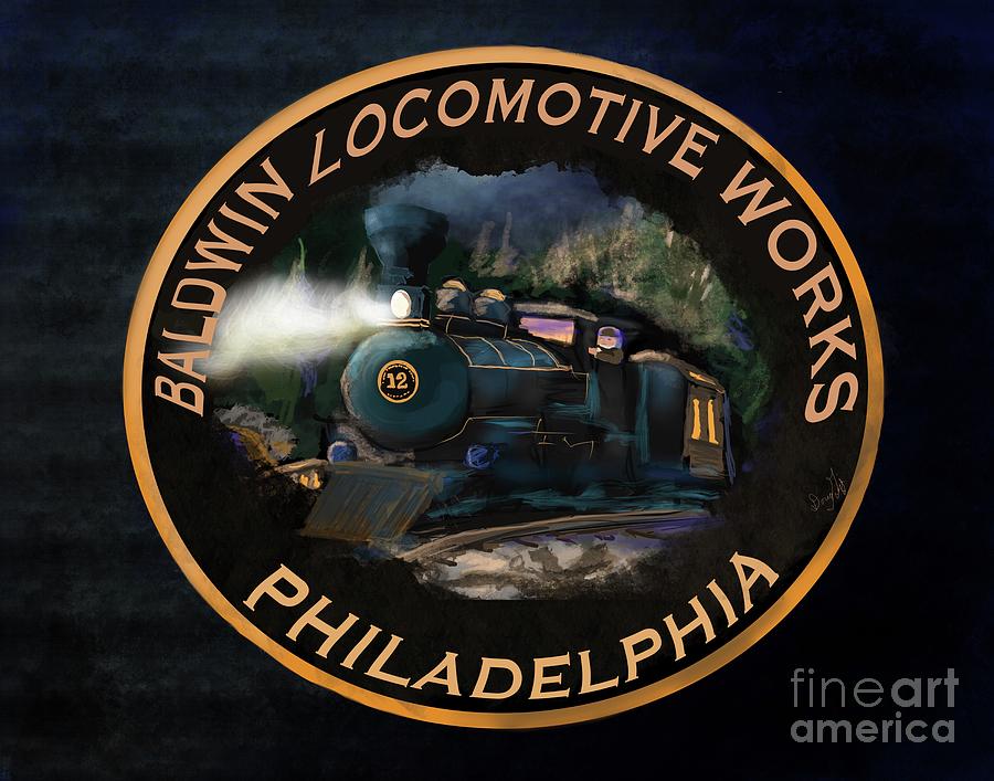 Baldwin Locomotive Digital Art by Doug Gist