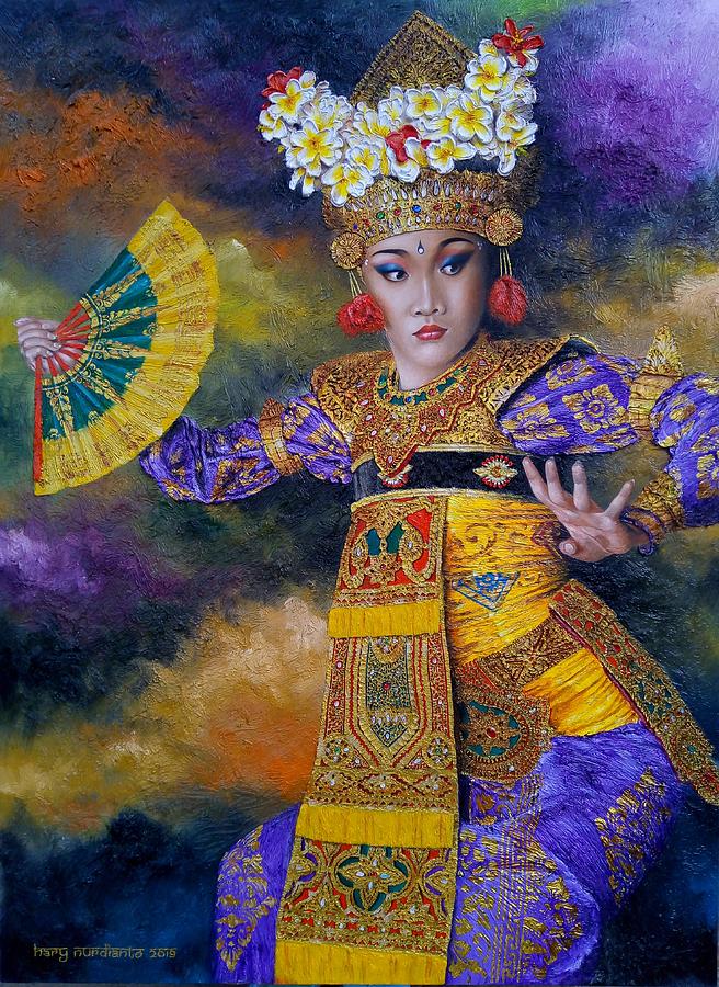 Legong dance Painting by Hary Nurdianto - Fine Art America