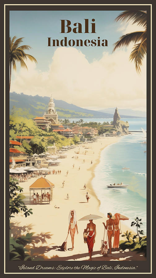 Bali, Indonesia Digital Art by Rob Smiths