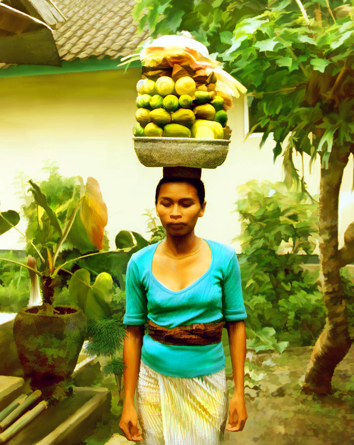 Balinese Woman Photograph by Kurt Van Wagner