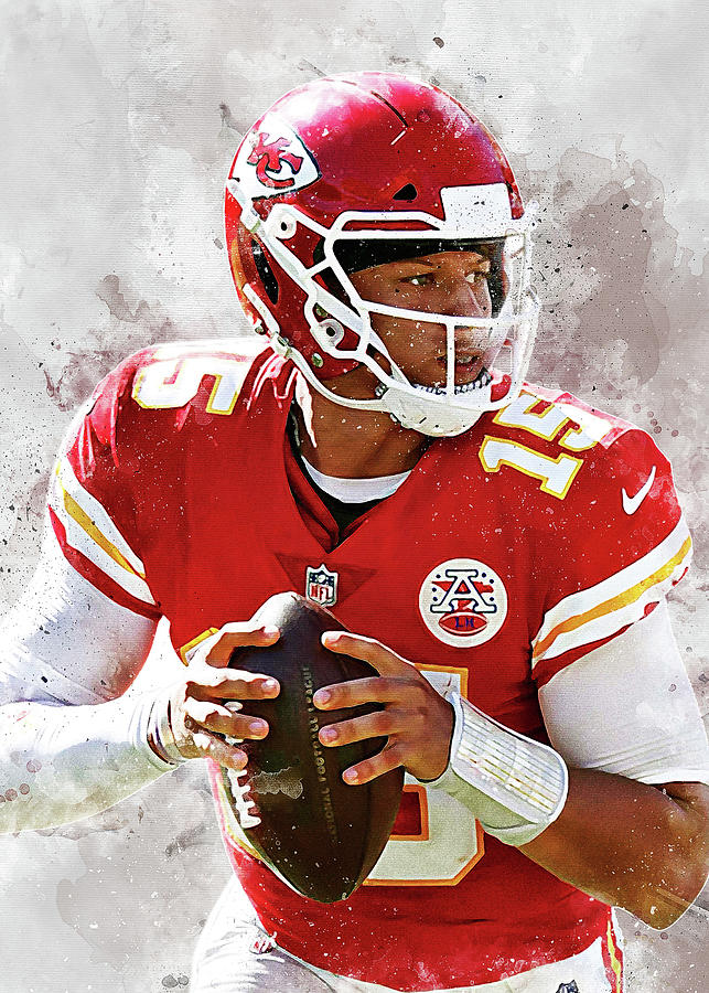 Ball NFL Kansas City Chiefs Player Patrick Mahomes Patrickmahomes Patrick  Mahomes Digital Art by Wrenn Huber - Pixels Merch