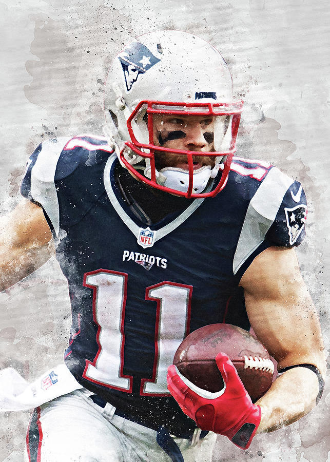 Player Football NFL New England Patriots Player Julian Edelman