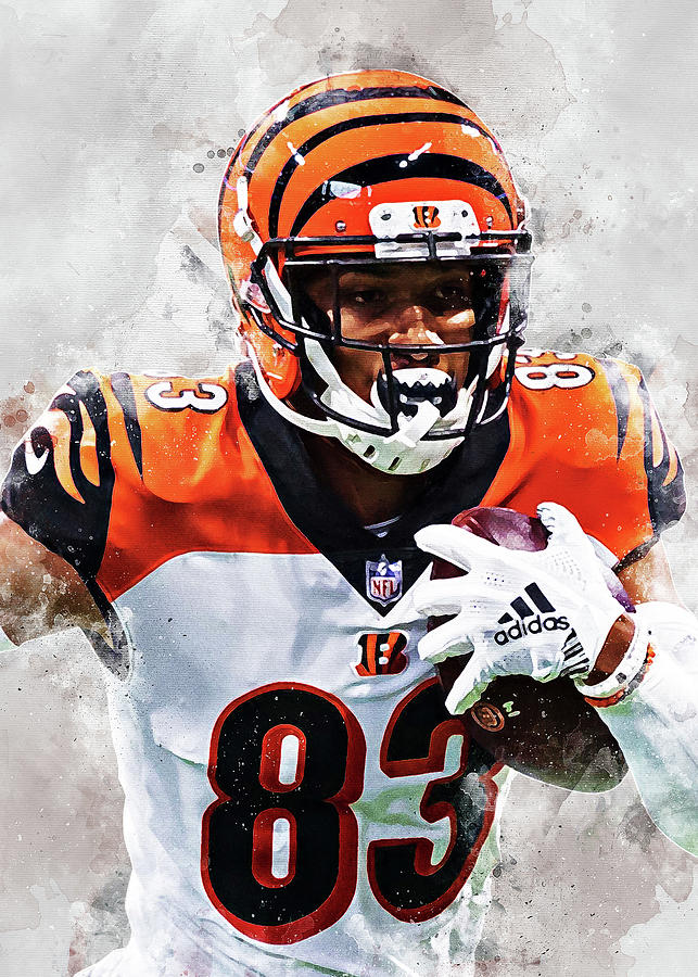 Player NFL Tyler Boyd Tylerboyd Tyler Boyd Tyleralexanderboyd Tyler  Alexander Boyd Tyler Alexander B Digital Art by Wrenn Huber - Fine Art  America