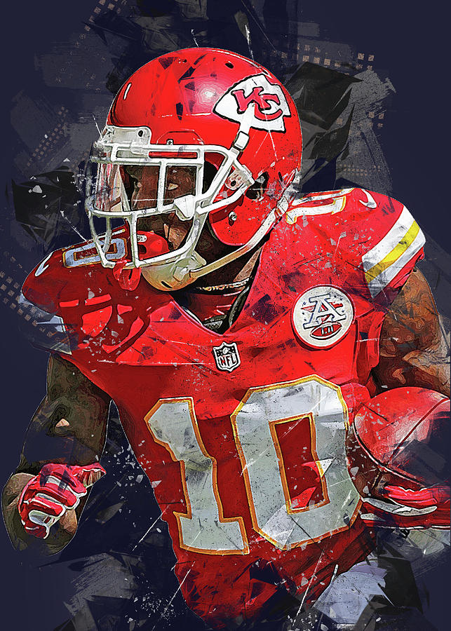 Ball Play Tyreek Hill Tyreekhill Tyreek Hill Kansascitychiefs Kansas City  Chiefs Oklahoma State Univ Digital Art by Wrenn Huber - Pixels