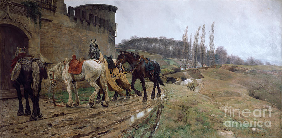 Ballad, 1884 Painting by O Vaering by Christian Skredsvig