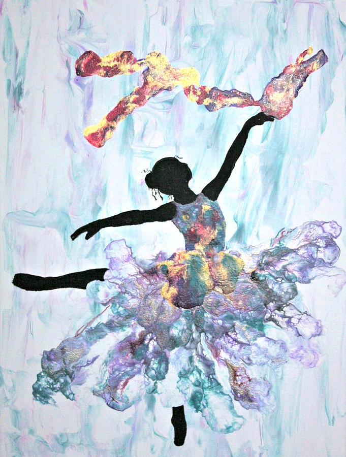 Ballerina 2 Painting by Missa Waldo | Fine Art America