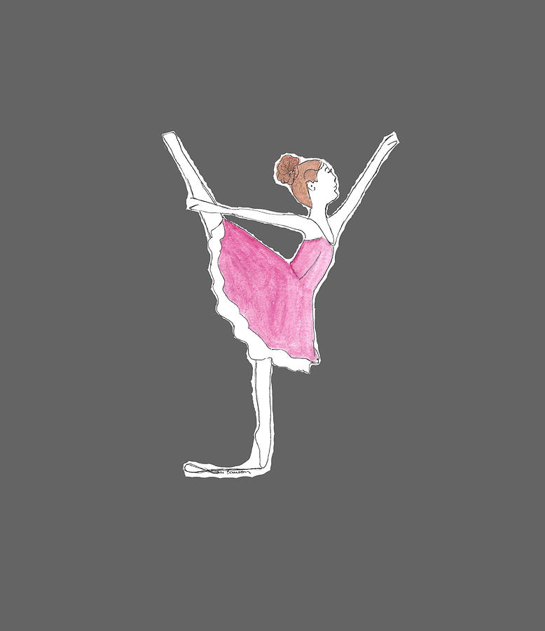Ballerina Drawing by Ali Baucom