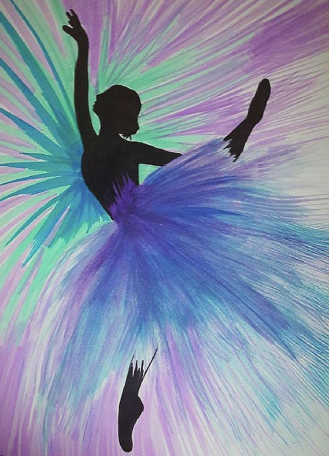 Ballerina Drawing by Anastasiia Polova - Pixels