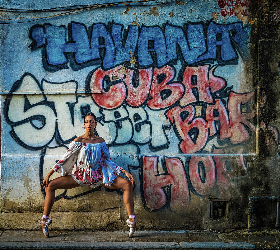 Ballerina and Graffiti Photograph by Chris Lord