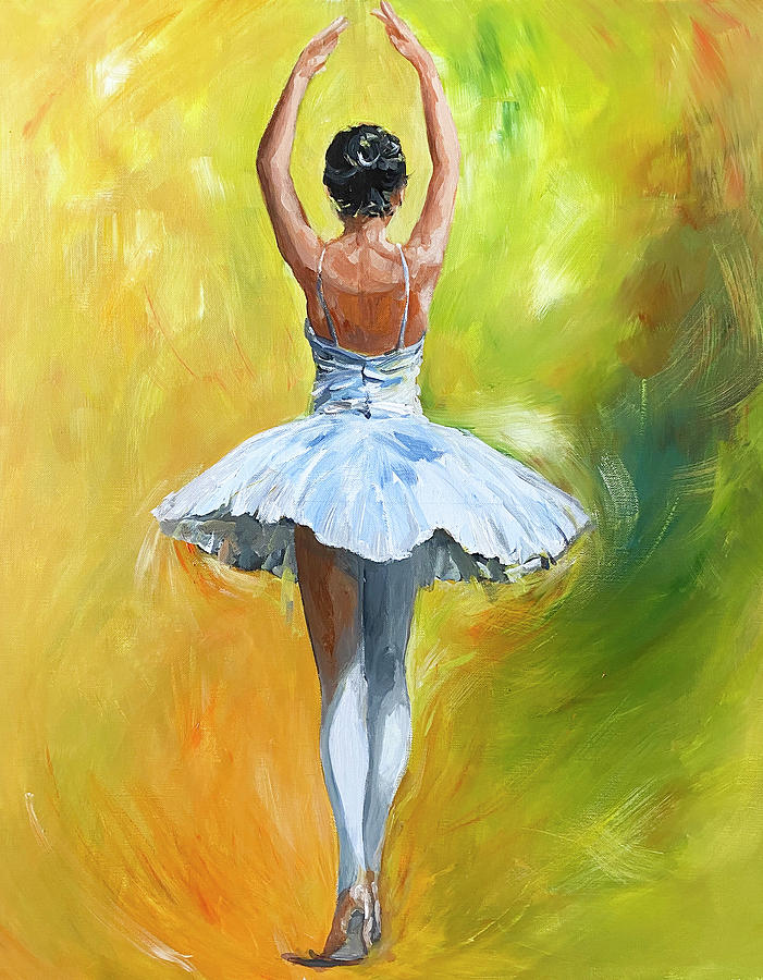 Ballerina Painting by Arti Chauhan