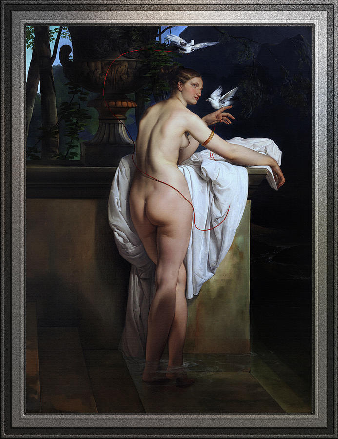 Ballerina Carlotta Chabert as Venus by Francesco Hayez Painting by Rolando Burbon