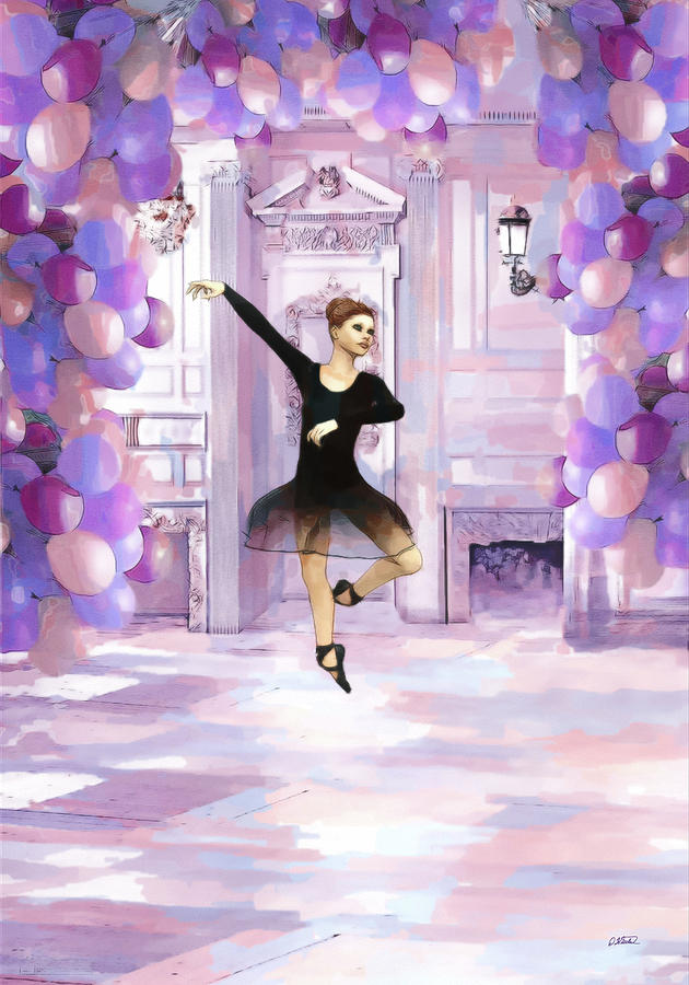 Ballerina Command Performance 2 - DWP2895808 Painting by Dean Wittle