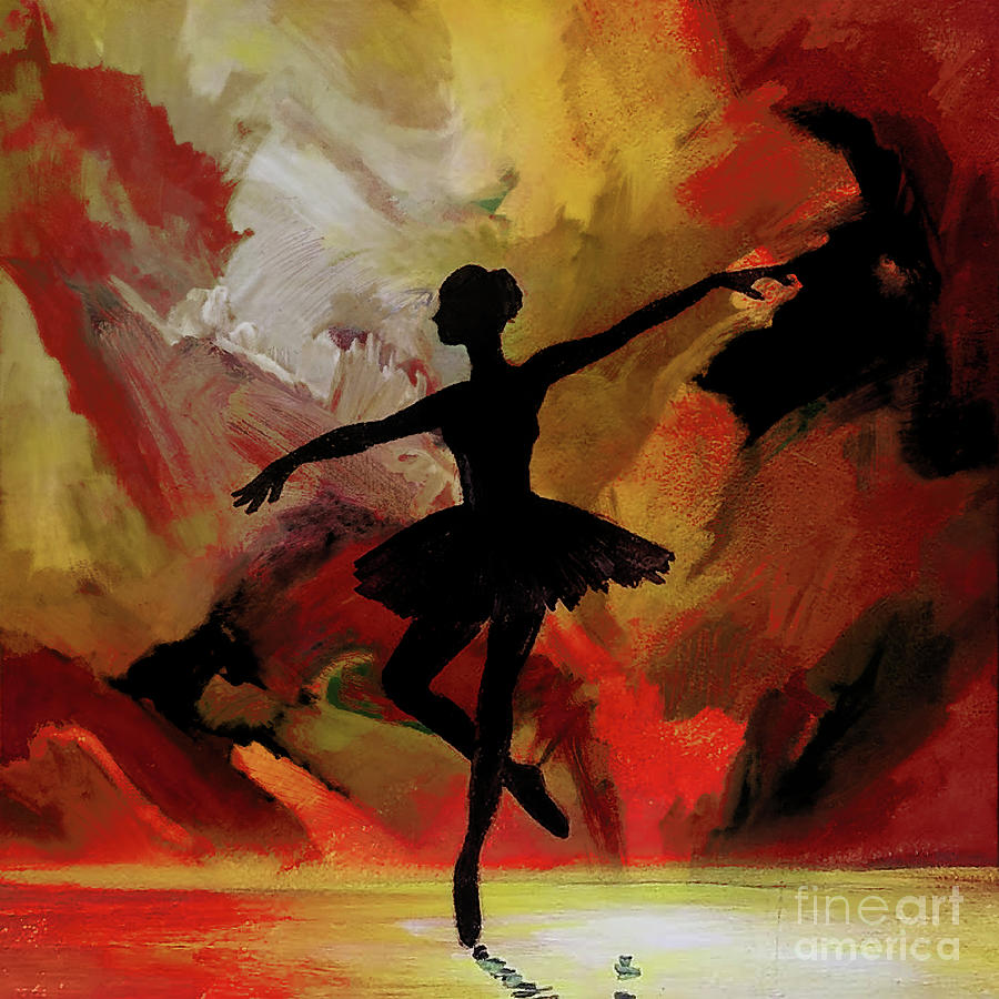 gevogelte Klooster anders Ballerina Dance Painting by Native American GullG - Pixels