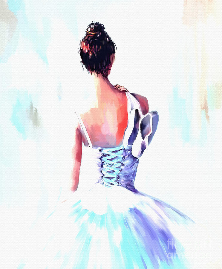 Ballerina Shoes Painting by Gull G - Fine Art America