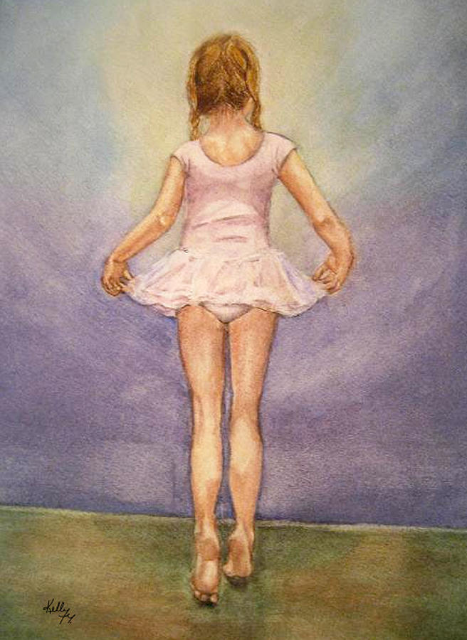 Ballerina Debut Painting by Kelly Mills