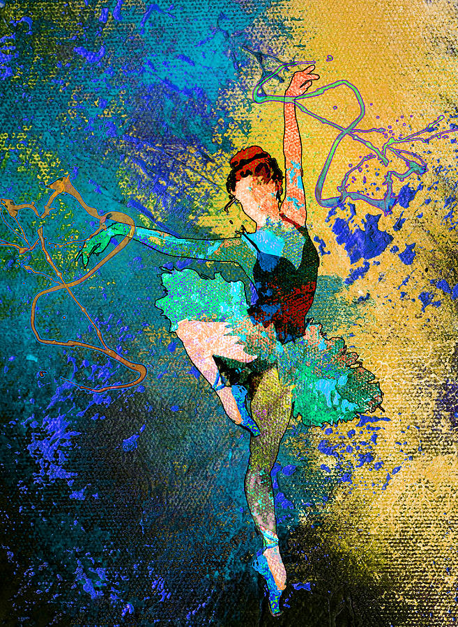 Ballerina Dream 01 Mixed Media by Miki De Goodaboom