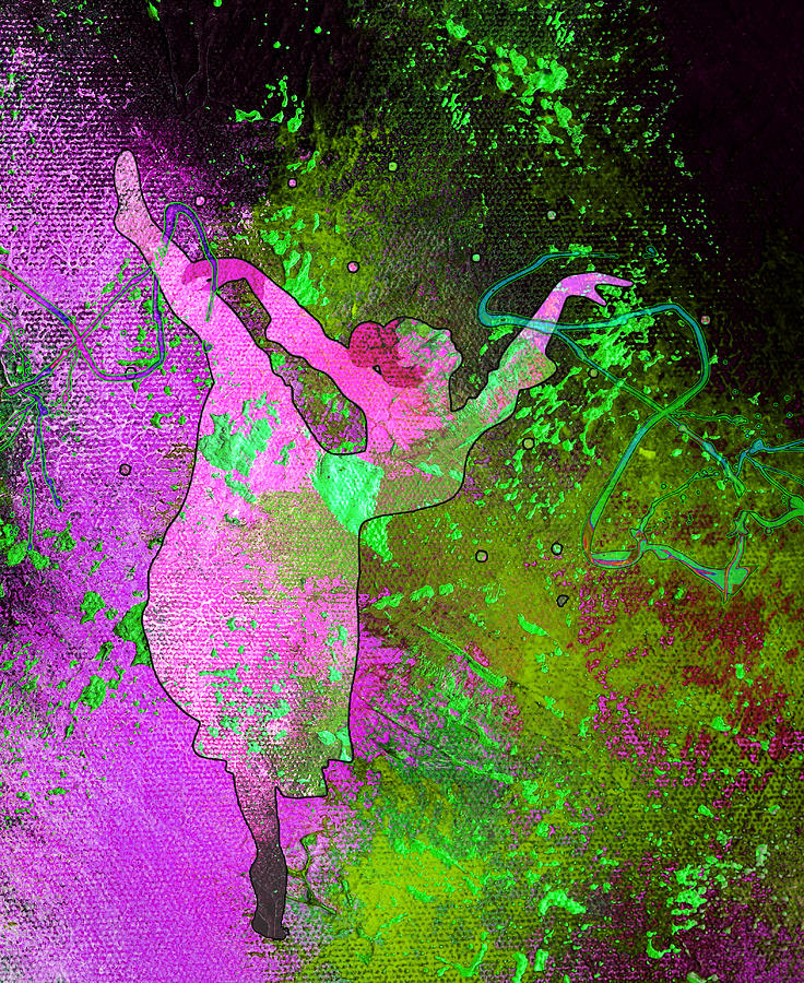 Ballerina Dream 02 Mixed Media by Miki De Goodaboom