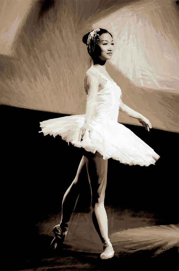 Ballerina - DWP1437990 Painting by Dean Wittle