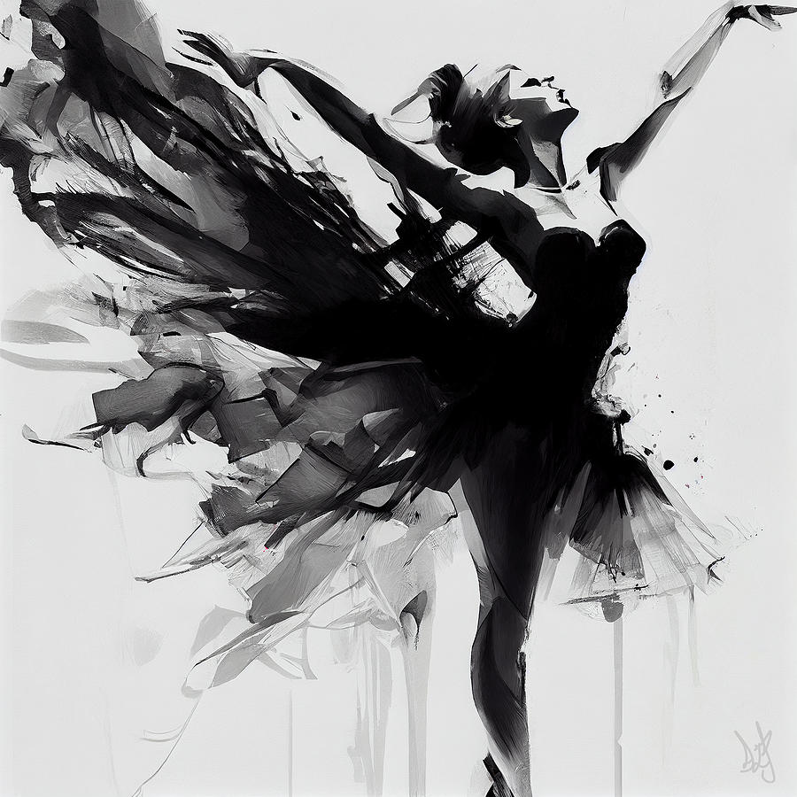 Ballerina in Motion Digital Art by Jackson Parrish