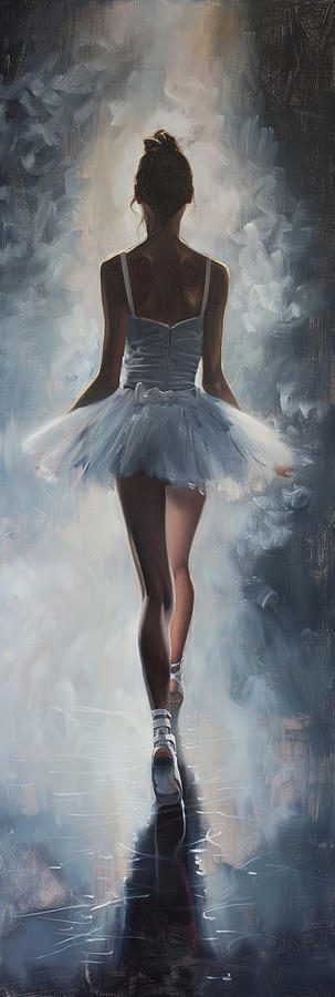Ballerina Into The Light Digital Art